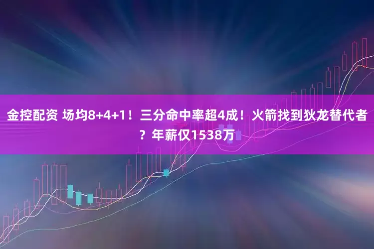 金控配资 场均8+4+1！三分命中率超4成！火箭找到狄龙替代者？年薪仅1538万