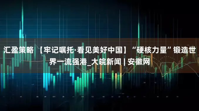 汇盈策略 【牢记嘱托·看见美好中国】“硬核力量”锻造世界一流强港_大皖新闻 | 安徽网